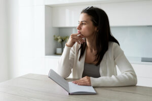Patient researching frequently asked questions about Cagrilintide weight loss therapy